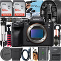 Bundle Camera Mirrorless Memory III a7S Backpack + Card 64GB + Tripod + 2 Sony ZeeTech Pack + Accessory