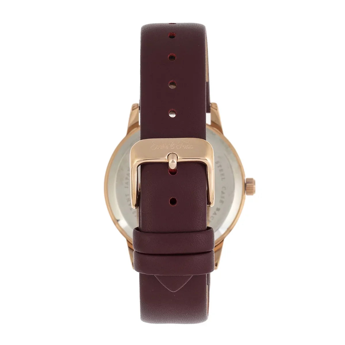 Womens Watch, Diego & SAFSF5105 Freda Sophie Sophie Maroon & Leather-Band San Freda