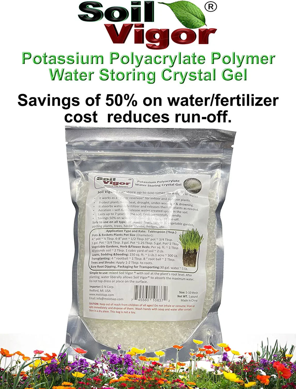 and 45 Pounds Keep Polyacrylate Soil Plant Potassium Regulate for The Moisture ph of