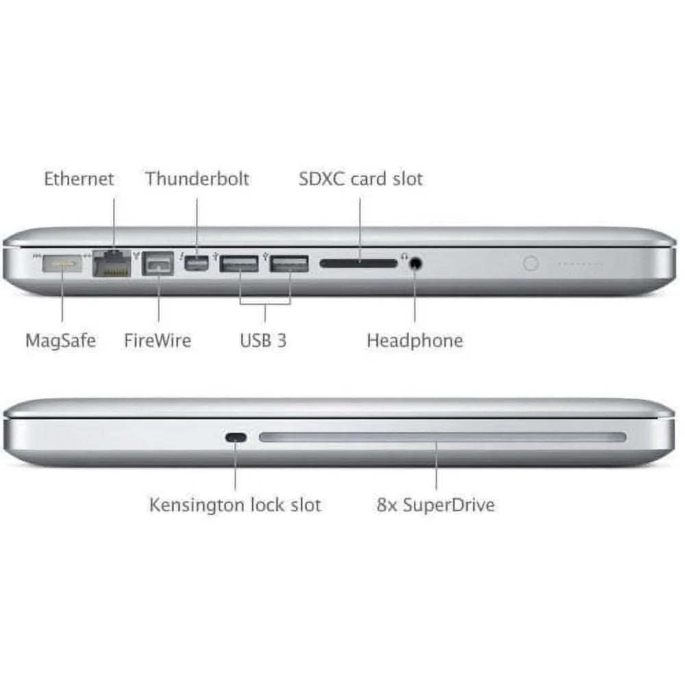 1TB Restored 2.8GHz Laptop (Refurbished) Apple RAM i7 Core MacBook (2011) 16GB Pro 13" MD314LL/A HD